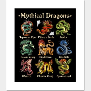 Mythical Dragons Posters and Art